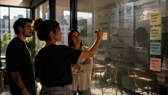 Sessão colaborativa de cronograma 99Pay