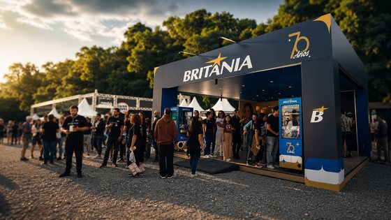 Evento ao ar livre — 70 anos Britânia