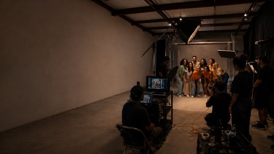 Bastidores do ensaio de criadores